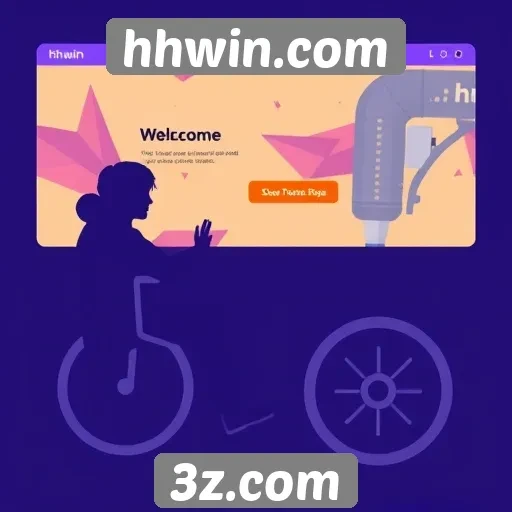 Acessibilidade e interface do usuário na plataforma hhwin.com